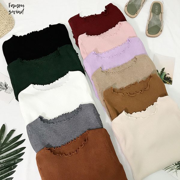 piping frill sweater round neck autumn knitted womens sweaters winter for women pullover jumper pull femme hiver dames truien, White;black
piping frill sweater round neck autumn knitted womens sweaters winter for women pullover jumper pull femme hiver dames truien, White;black