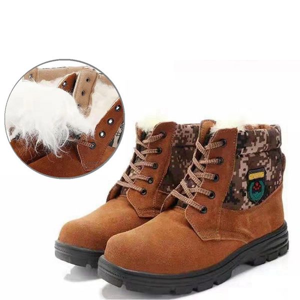warm mens winter boots men's welding work shoes safety anti-smashing male winter boots steel toe cap leather shoes, Black
warm mens winter boots men's welding work shoes safety anti-smashing male winter boots steel toe cap leather shoes, Black
