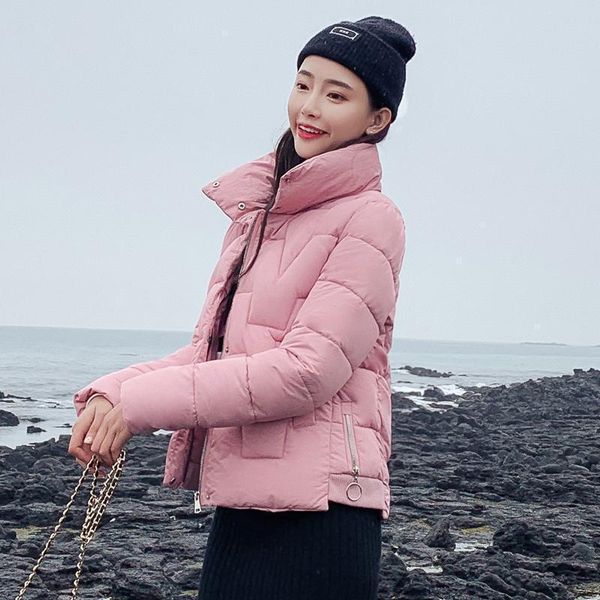 new 2019 autumn winter outerwear women slim long sleeved stand collar zipper short jacket female fashion basic black coat parkas, Tan;black
new 2019 autumn winter outerwear women slim long sleeved stand collar zipper short jacket female fashion basic black coat parkas, Tan;black