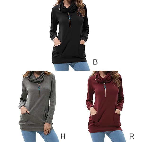 popular 2020 new shirt women hoodie womens long sleeve button cowl neck casual slim tunic pockets chirstmas girl shirts, Black
popular 2020 new shirt women hoodie womens long sleeve button cowl neck casual slim tunic pockets chirstmas girl shirts, Black