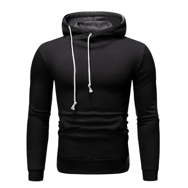 new brand men's sweatshirt hoodies long sleeve slim fit solid men's hoodie jacket autumn winter casual striped stitching jacket, Black
new brand men's sweatshirt hoodies long sleeve slim fit solid men's hoodie jacket autumn winter casual striped stitching jacket, Black