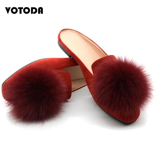 real fur slippers women velvet mules shoes fluffy furry fur slides cute pom mule ladies flat casual slip on loafer shoes, Black
real fur slippers women velvet mules shoes fluffy furry fur slides cute pom mule ladies flat casual slip on loafer shoes, Black