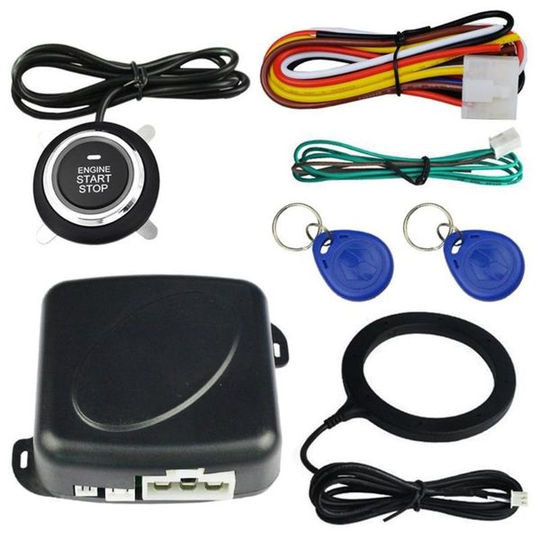 auto car alarm engine push button start srfid lock ignition switch keyless entry system starter anti-theft system
auto car alarm engine push button start srfid lock ignition switch keyless entry system starter anti-theft system