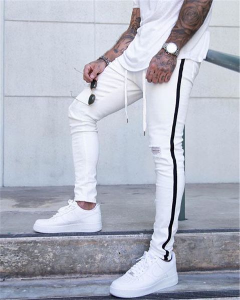 mens designer holes jeans pants fashion striped long pencil pants casual natural color pants mens clothing, Blue
mens designer holes jeans pants fashion striped long pencil pants casual natural color pants mens clothing, Blue