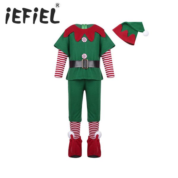 новые дети мальчики рождество outfit топы с hat шорты пояса колготки бахилы набор для xmas cosplay fancy партии костюма одеваются, Black;red
новые дети мальчики рождество outfit топы с hat шорты пояса колготки бахилы набор для xmas cosplay fancy партии костюма одеваются, Black;red