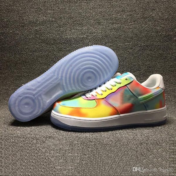 2019 new rainbow chicago 1 designer running shoes for men women black white one trend wild sports shoes 36-45, White;red
2019 new rainbow chicago 1 designer running shoes for men women black white one trend wild sports shoes 36-45, White;red