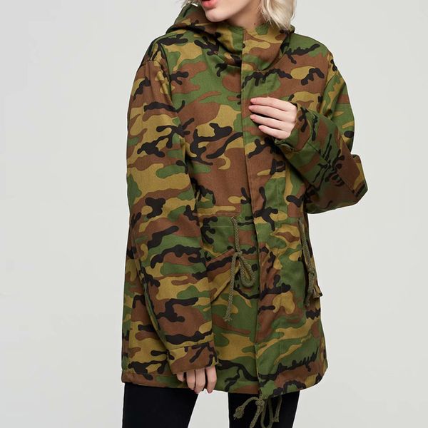 women's trench coats plus size women camouflage hoodies fashion zip-up long sleeve sweatshirts lady autumn casual hooded coat pockets, Tan;black
women's trench coats plus size women camouflage hoodies fashion zip-up long sleeve sweatshirts lady autumn casual hooded coat pockets, Tan;black