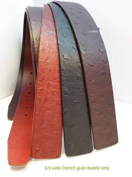 first layer cowhide vegetable tanning leather first layer cowhide 3.5 ostrich pattern plate belt belt buckle strip oem, Black;brown
first layer cowhide vegetable tanning leather first layer cowhide 3.5 ostrich pattern plate belt belt buckle strip oem, Black;brown
