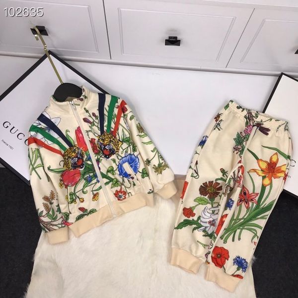big kids printed jackets +trouser autumn baby fashion casual 2pcs sets children floral sport clothes, White
big kids printed jackets +trouser autumn baby fashion casual 2pcs sets children floral sport clothes, White