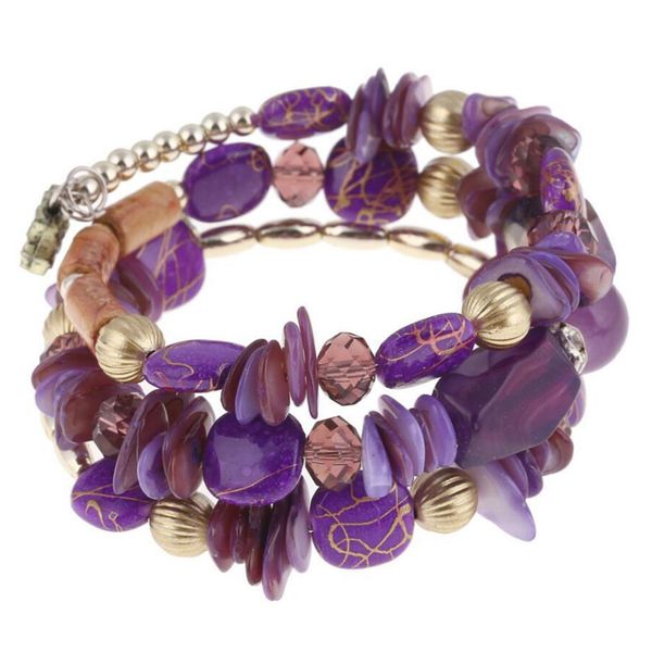 1x woman bohemian shell glass beads multilayer bracelet bangle beach jewelry, Golden;silver
1x woman bohemian shell glass beads multilayer bracelet bangle beach jewelry, Golden;silver