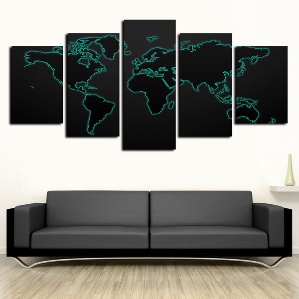 5 panels canvas prints wall art paintings abstract art world map black artworks on canvas oil paintngs giclee pictures wall decor
5 panels canvas prints wall art paintings abstract art world map black artworks on canvas oil paintngs giclee pictures wall decor