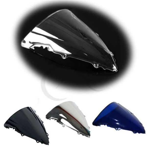 black windshield windscreen double bubble for yamaha yzf r6 600 2003-2005 2004 motorcycle accessories
black windshield windscreen double bubble for yamaha yzf r6 600 2003-2005 2004 motorcycle accessories