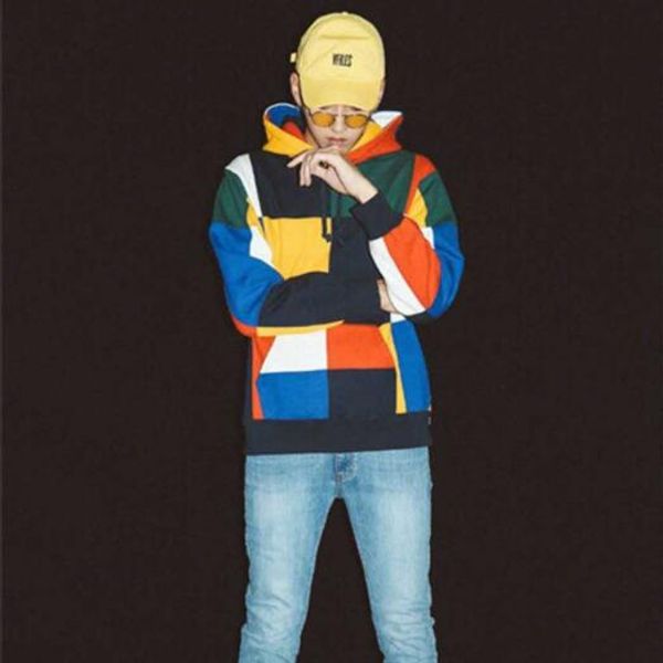 korean version of the trend loose stitching mens hoodies men and women couple models luxury hooded sweater, Black
korean version of the trend loose stitching mens hoodies men and women couple models luxury hooded sweater, Black