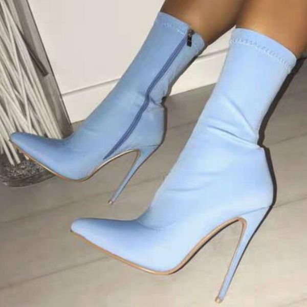 women mid-calf boots thin high heels pumps stiletto candy shoes woman chaussure pointed toe zapatos mujer sapato booties wxz088, Black
women mid-calf boots thin high heels pumps stiletto candy shoes woman chaussure pointed toe zapatos mujer sapato booties wxz088, Black