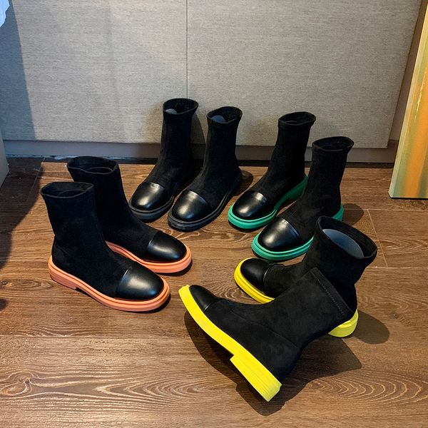 bootee woman 2019 shoes round toe women's mid-calf boots flat heel booties ladies lace up low heels booties luxury designer shor, Black
bootee woman 2019 shoes round toe women's mid-calf boots flat heel booties ladies lace up low heels booties luxury designer shor, Black