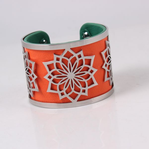 flower cuff bangles bracelets femme manchette stainless steel bracelet reversible interchangeable cuff bracelet stripe pulseiras, Black
flower cuff bangles bracelets femme manchette stainless steel bracelet reversible interchangeable cuff bracelet stripe pulseiras, Black