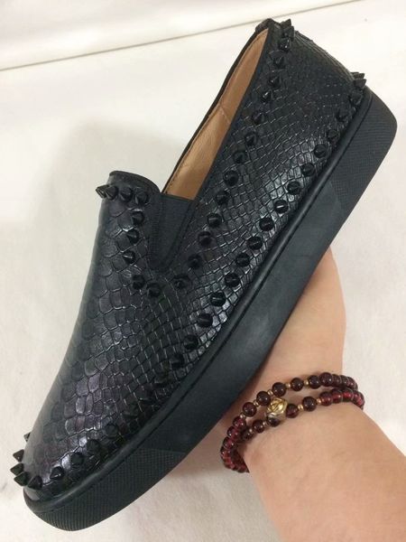 genuine leather designer shoes studded spikes flats shoes red bottoms shoes luxury mens womens party lovers genuine leather sneakers size, Black
genuine leather designer shoes studded spikes flats shoes red bottoms shoes luxury mens womens party lovers genuine leather sneakers size, Black
