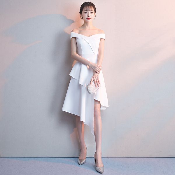 elegant white mini chinese dress exquisite a smmetrical off shoulder evening party gown summer new sleeveless vestidos de festa, Red
elegant white mini chinese dress exquisite a smmetrical off shoulder evening party gown summer new sleeveless vestidos de festa, Red
