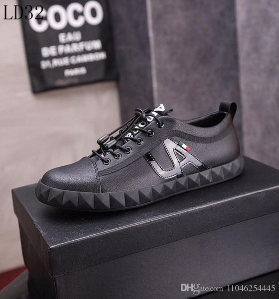 2019 spring and autumn fashion men's designer shoes low to help casual men's designer trend shoes, Black
2019 spring and autumn fashion men's designer shoes low to help casual men's designer trend shoes, Black