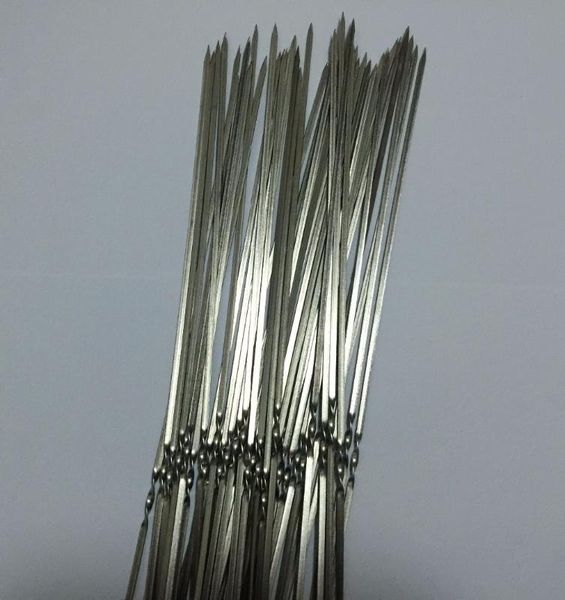 300pcs/lot 25*4*1.2 cm home outdoor camping picnic tools round roast skewers needle stick stainless steel bbq barbeque
300pcs/lot 25*4*1.2 cm home outdoor camping picnic tools round roast skewers needle stick stainless steel bbq barbeque