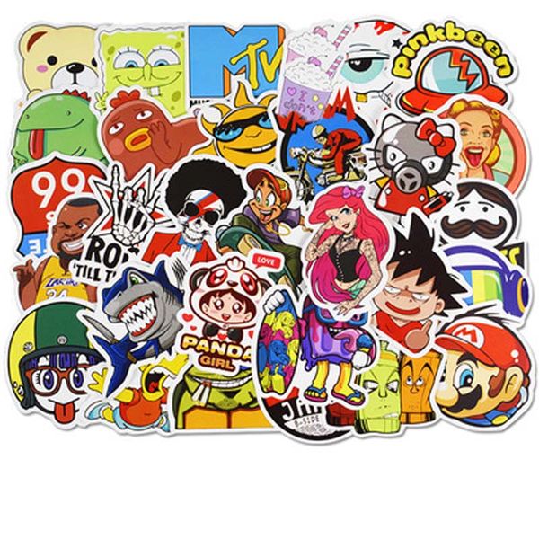 dhl 100pcs decals cool stickers waterproof for graffiti covers skateboard snowboard motorcycle bike lapcar accessories no repeat
dhl 100pcs decals cool stickers waterproof for graffiti covers skateboard snowboard motorcycle bike lapcar accessories no repeat