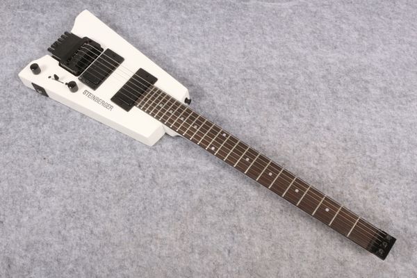 new white steinberger spirit headless electric guitar 24 frets good black pickups tremolo bridge black hardware
new white steinberger spirit headless electric guitar 24 frets good black pickups tremolo bridge black hardware