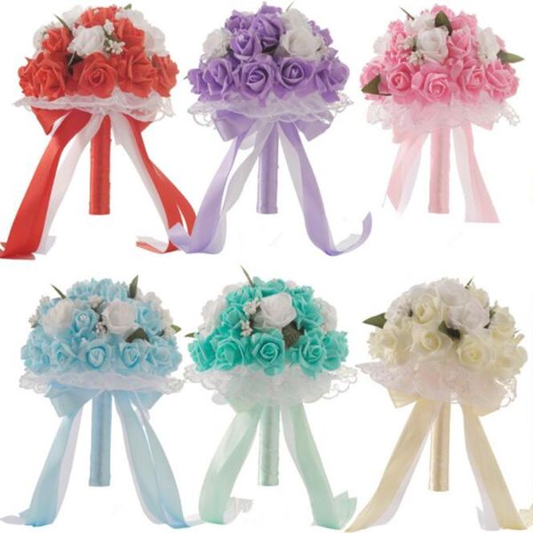 pe rose bridesmaid wedding foam fowers rose bridal bouquet ribbon fake wedding bouquet satin accessories de noiva
pe rose bridesmaid wedding foam fowers rose bridal bouquet ribbon fake wedding bouquet satin accessories de noiva