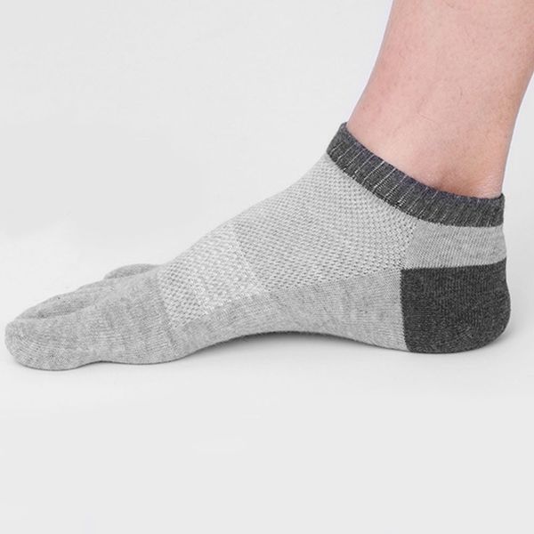 summer men's five-finger socks anti-slip invisible cotton mesh breathable five toe socks no show short ankle socks, Black
summer men's five-finger socks anti-slip invisible cotton mesh breathable five toe socks no show short ankle socks, Black