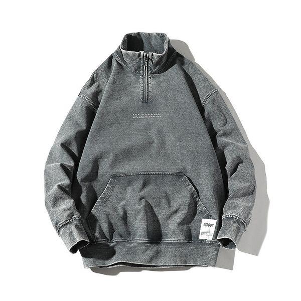 mens hoodies fashion solid color stand collar hoodie autumn sweatshirts men casual clothing asian size m-2xl, Black
mens hoodies fashion solid color stand collar hoodie autumn sweatshirts men casual clothing asian size m-2xl, Black