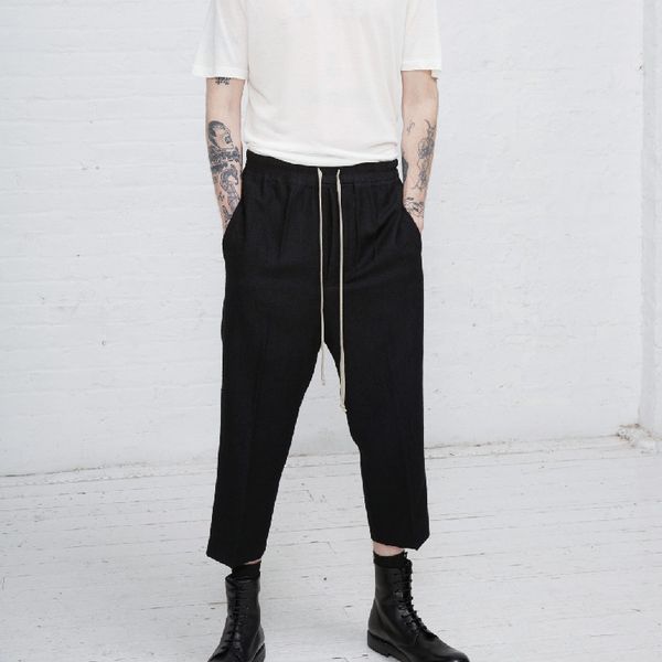 27-44 new 2017 men clothing gd hair stylist catwalk fashion casual ankle length pants plus size costumes, Black
27-44 new 2017 men clothing gd hair stylist catwalk fashion casual ankle length pants plus size costumes, Black