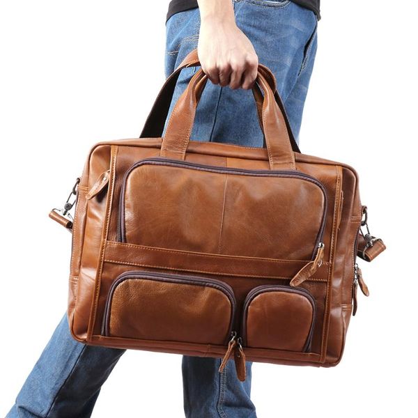 jogujos genuine leather men briefcase business tote laphandbag shoulder crossbody bag men's briefcase handbags travel bag
jogujos genuine leather men briefcase business tote laphandbag shoulder crossbody bag men's briefcase handbags travel bag