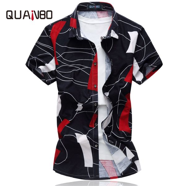 qunabo men's shirts plus szie 6xl 2018 summer new arrival stretch printing men fancy shirts short sleeve shirt camisa masculina, White;black
qunabo men's shirts plus szie 6xl 2018 summer new arrival stretch printing men fancy shirts short sleeve shirt camisa masculina, White;black