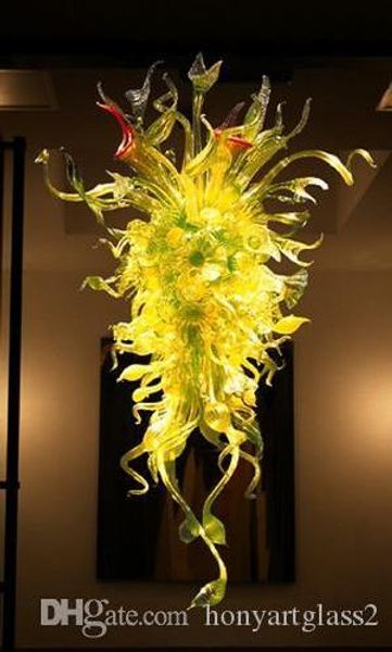 modern led hanging lights arabic house decor large chandelier 100% mouth blown borosilicate new hand blown glass antique chandeliers
