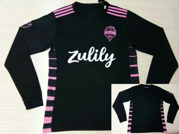 19 20 MLS Seattle Sounders Long Sleeve Soccer Jerseys DEMPSEY MORRIS 10 LODEIRO 29 TORRES 7 ROLDAN Customize 2019 Home Black Football Shirt
19 20 MLS Seattle Sounders Long Sleeve Soccer Jerseys DEMPSEY MORRIS 10 LODEIRO 29 TORRES 7 ROLDAN Customize 2019 Home Black Football Shirt
