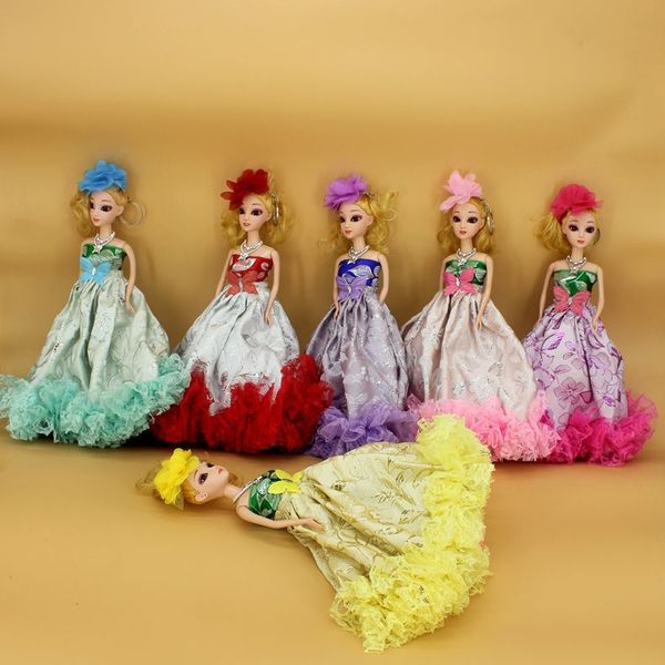 30cm 3d eye joint flower cloth baba confused doll big wedding dress key ring pendant bride doll multicolor mix and match very cute workmansh, Silver
30cm 3d eye joint flower cloth baba confused doll big wedding dress key ring pendant bride doll multicolor mix and match very cute workmansh, Silver