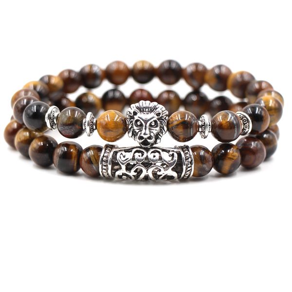 2pc/set tiger eye bracelet luxury designer jewelry skull lion owl dargon women bracelects men bracelet gift, Black
2pc/set tiger eye bracelet luxury designer jewelry skull lion owl dargon women bracelects men bracelet gift, Black