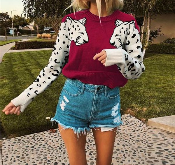 womens designer sweaters long sleeve panelled pullover crew neck womens sweaters females casual clothing, White;black
womens designer sweaters long sleeve panelled pullover crew neck womens sweaters females casual clothing, White;black