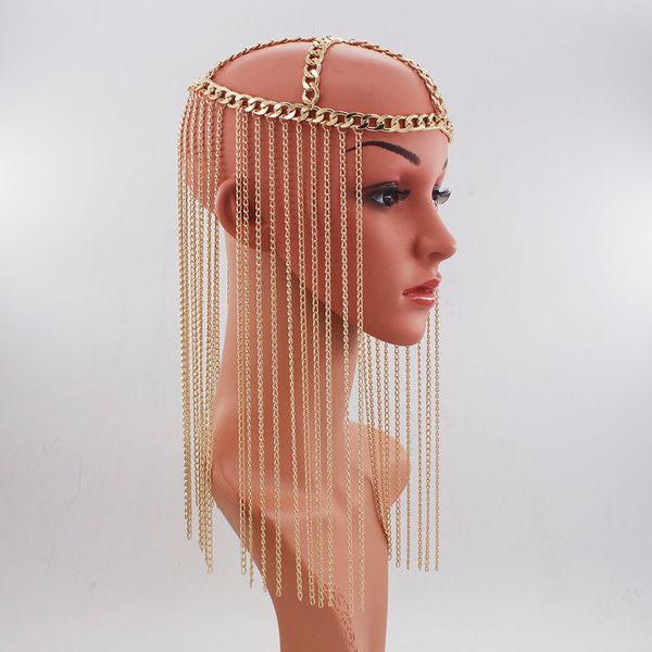 new arrival luxury punk hair accessories head chain women long mutlilayer tassel headpiece jewelry party forehead tiara y200409, Slivery;golden
new arrival luxury punk hair accessories head chain women long mutlilayer tassel headpiece jewelry party forehead tiara y200409, Slivery;golden