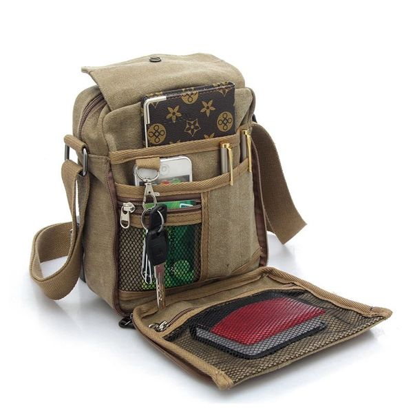 retro men's casual small messenger bag canvas bag single shoulder men's outdoor multifunctional travel bags
retro men's casual small messenger bag canvas bag single shoulder men's outdoor multifunctional travel bags