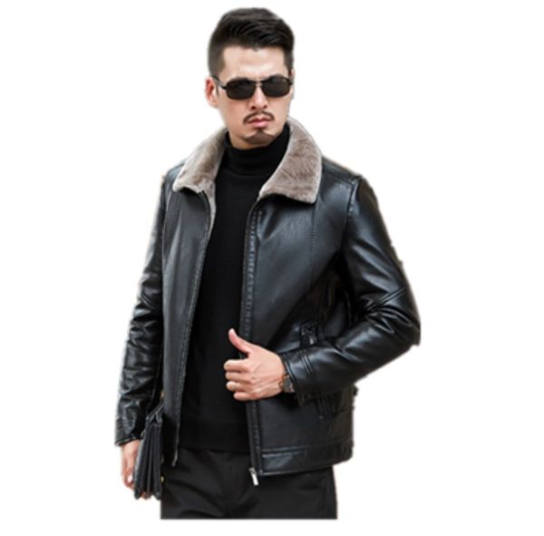 xiu luo 3xl leather jacket men coats pu outerwear men business winter faux fur leather warm male jacket 2019 new, Black
xiu luo 3xl leather jacket men coats pu outerwear men business winter faux fur leather warm male jacket 2019 new, Black