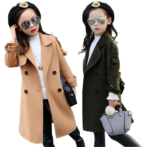 Girls Wool Coat Girls Clothes FLeece Thick Overcoat Kids Jacket for Girls Winter Coat Outerwear Children Clothing, Blue
Girls Wool Coat Girls Clothes FLeece Thick Overcoat Kids Jacket for Girls Winter Coat Outerwear Children Clothing, Blue