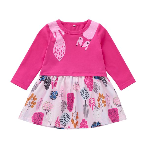 kids toddler baby girls fall dresses outfits ruffle fox floral print princess party tutu skirt ruffle dress winter clothes, Red;yellow
kids toddler baby girls fall dresses outfits ruffle fox floral print princess party tutu skirt ruffle dress winter clothes, Red;yellow