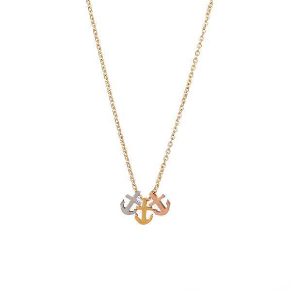 3pcs anchor stainless steel pendant necklaces minimalist gold link chain navy necklaces for female women choker colar, Silver
3pcs anchor stainless steel pendant necklaces minimalist gold link chain navy necklaces for female women choker colar, Silver