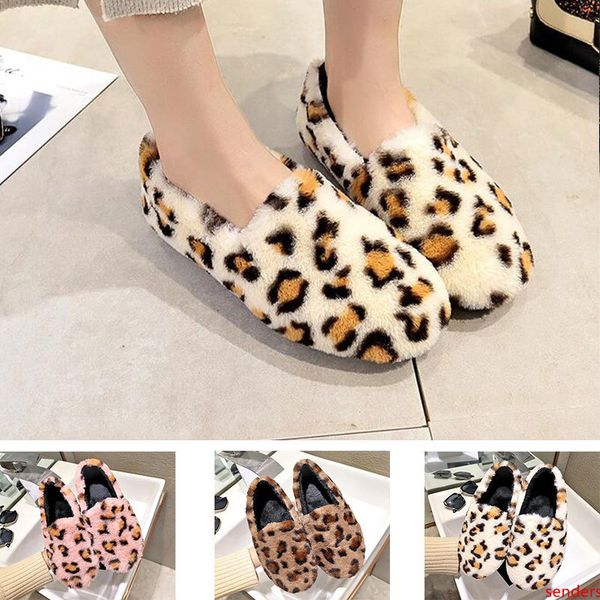 wholesale student casual lazy fur shoes women's low round head flat leopard plus velvet cotton shoes winter home wear
wholesale student casual lazy fur shoes women's low round head flat leopard plus velvet cotton shoes winter home wear