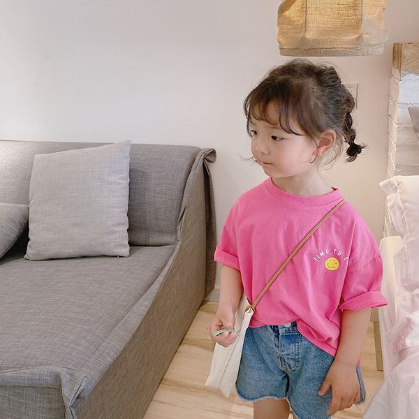 girls summer cute cartoon solid color tees pure cotton loose short sleeve t shirts, Blue
girls summer cute cartoon solid color tees pure cotton loose short sleeve t shirts, Blue