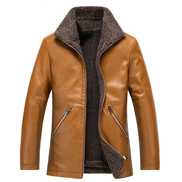 winter faux leather jacket men's thick velet warm leather jackets mens jackets and coats winter fur collar plus size 4xl parka, Black
winter faux leather jacket men's thick velet warm leather jackets mens jackets and coats winter fur collar plus size 4xl parka, Black