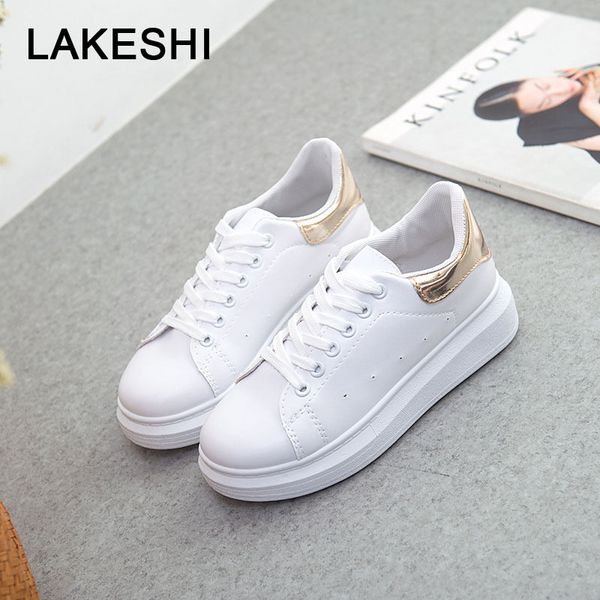 wild white sneakers women casual shoes leather canvas shoes woman lace-up ladies 2019 new thick-soled women flat, Black
wild white sneakers women casual shoes leather canvas shoes woman lace-up ladies 2019 new thick-soled women flat, Black