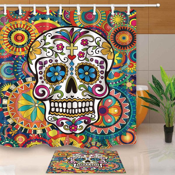art design shower curtains sugar skull bathroom curtains home decor waterproof mouldproof with 12 plastic hooks
art design shower curtains sugar skull bathroom curtains home decor waterproof mouldproof with 12 plastic hooks