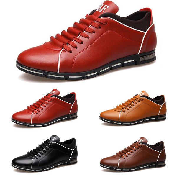 2020 men casual leather shoes black red chestnut light blue fashion mens sneakers flat shoe outdoor walking size 40-45 #21
2020 men casual leather shoes black red chestnut light blue fashion mens sneakers flat shoe outdoor walking size 40-45 #21