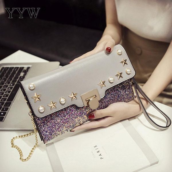 clutch bags 2019 new arrive women wallet leather envelope small handbag female fashion mini rivet women's sequin shoulder bag
clutch bags 2019 new arrive women wallet leather envelope small handbag female fashion mini rivet women's sequin shoulder bag